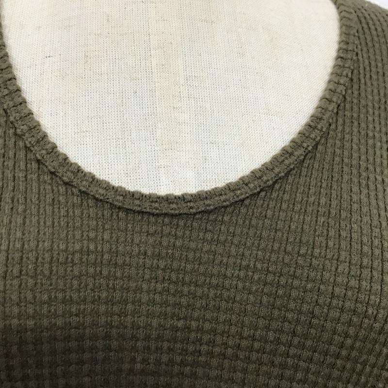 カーキ kha:ki Tシャツ 長袖 1 無地 カーキ / カーキ / レディース USED 古着 中古 10074337