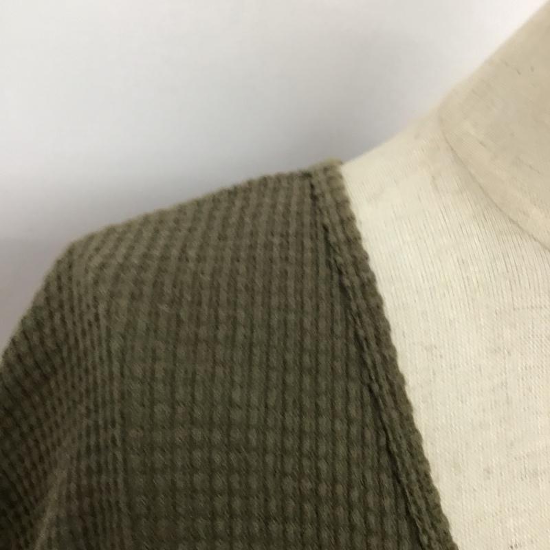 カーキ kha:ki Tシャツ 長袖 1 無地 カーキ / カーキ / レディース USED 古着 中古 10074337