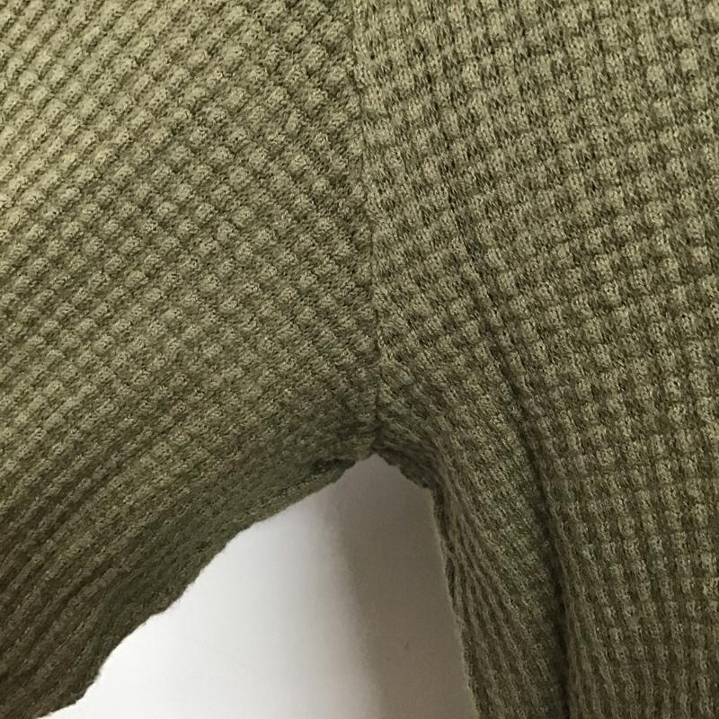 カーキ kha:ki Tシャツ 長袖 1 無地 カーキ / カーキ / レディース USED 古着 中古 10074337