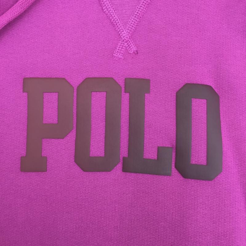 ポロラルフローレン POLO RALPH LAUREN パーカー 長袖 M ロゴ、文字 マゼンタ / マゼンタ / メンズ USED 古着 中古 10074351