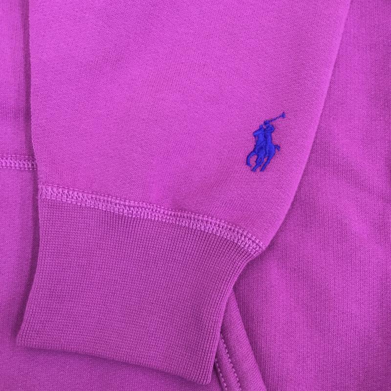 ポロラルフローレン POLO RALPH LAUREN パーカー 長袖 M ロゴ、文字 マゼンタ / マゼンタ / メンズ USED 古着 中古 10074351