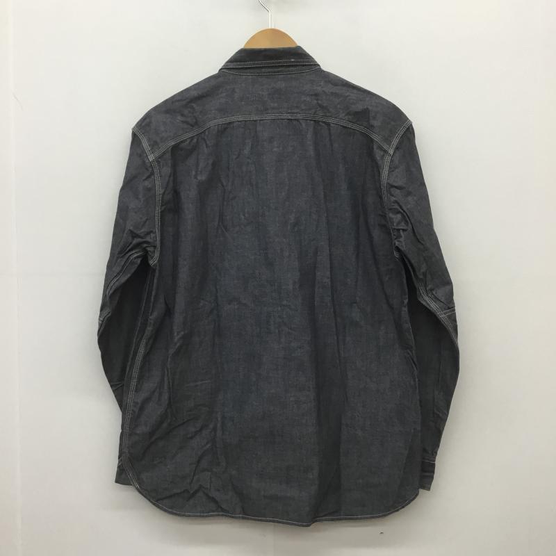 キャブクロージング CABCLOTHING シャツ、ブラウス 長袖 XL 無地 ダークグレー / ダークグレー / メンズ USED 古着 中古 10074358