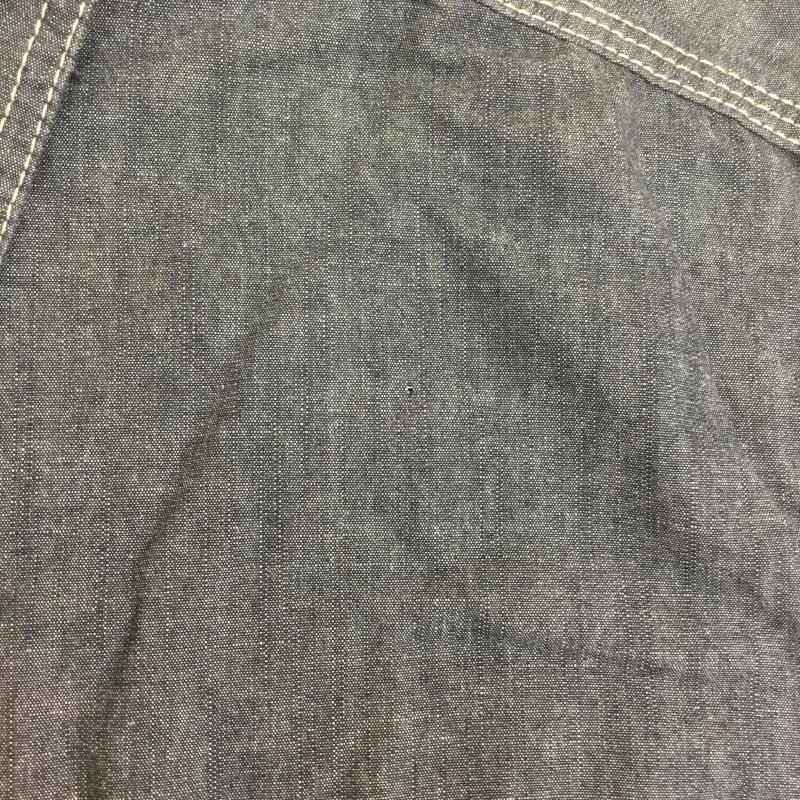 キャブクロージング CABCLOTHING シャツ、ブラウス 長袖 XL 無地 ダークグレー / ダークグレー / メンズ USED 古着 中古 10074358
