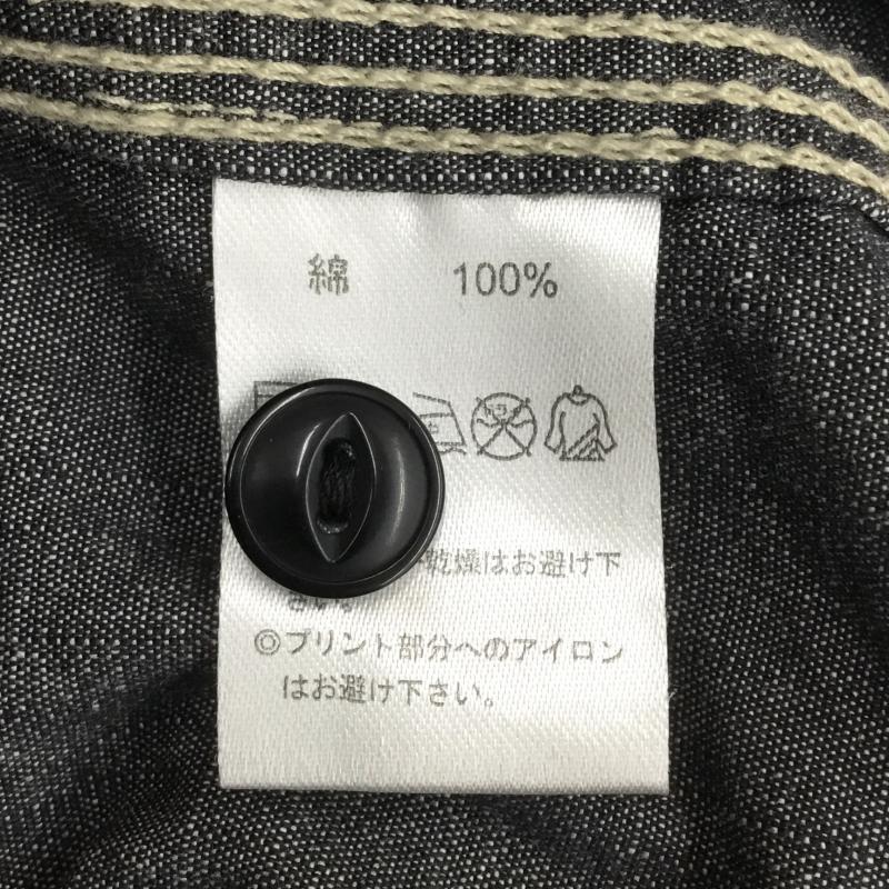 キャブクロージング CABCLOTHING シャツ、ブラウス 長袖 XL 無地 ダークグレー / ダークグレー / メンズ USED 古着 中古 10074358