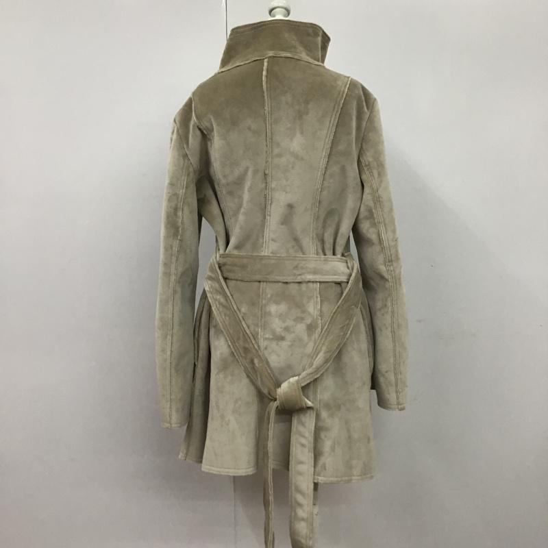 コムサイズム COMME CA ISM コート コート一般 L 無地 ベージュ / ベージュ / レディース USED 古着 中古 10074365