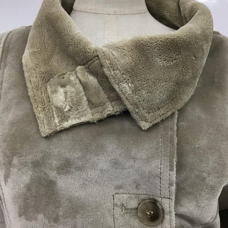 コムサイズム COMME CA ISM コート コート一般 L 無地 ベージュ / ベージュ / レディース USED 古着 中古 10074365