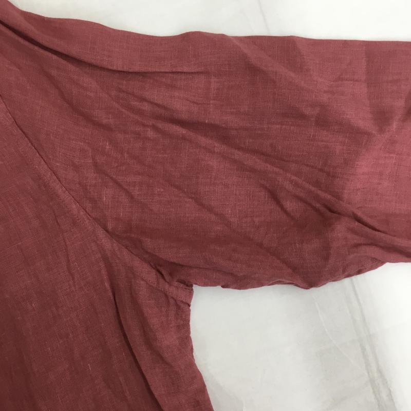 セオリー theory シャツ、ブラウス 長袖 36 無地 桃 / ピンク / メンズ USED 古着 中古 10074372
