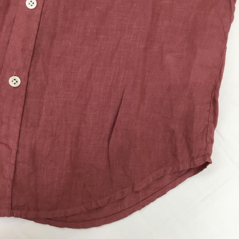 セオリー theory シャツ、ブラウス 長袖 36 無地 桃 / ピンク / メンズ USED 古着 中古 10074372