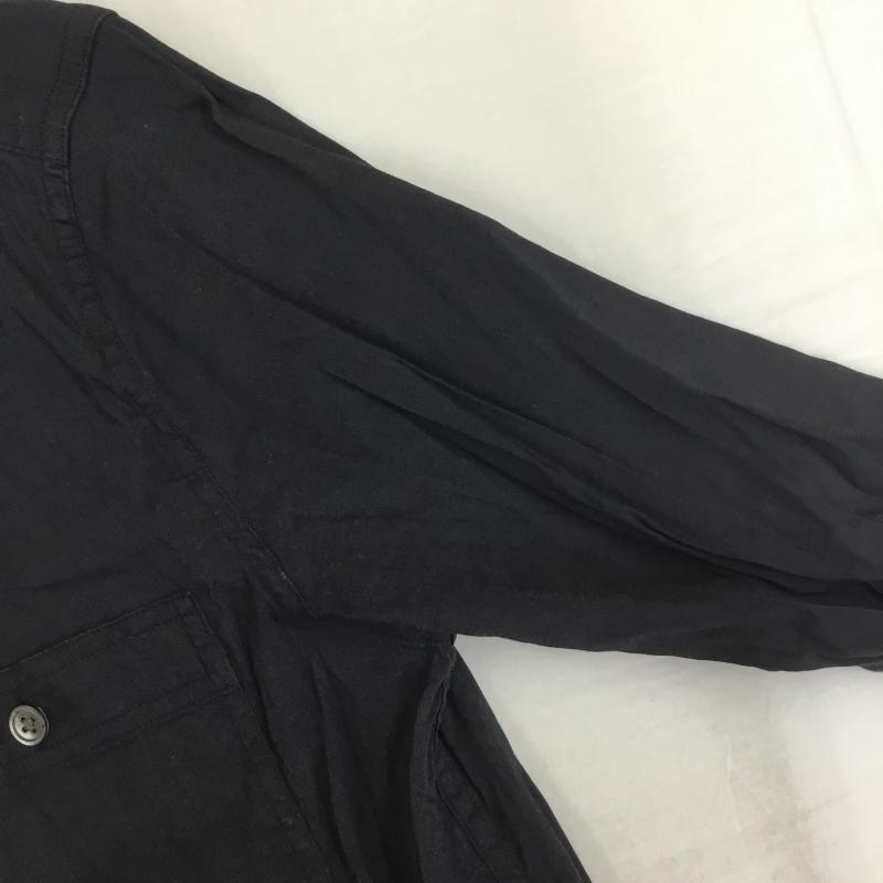 セオリー theory シャツ、ブラウス 長袖 XS 無地 黒 / ブラック / メンズ USED 古着 中古 10074374
