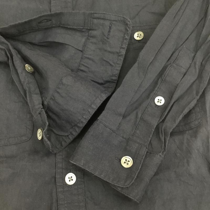 セオリー theory シャツ、ブラウス 長袖 XS 無地 黒 / ブラック / メンズ USED 古着 中古 10074374