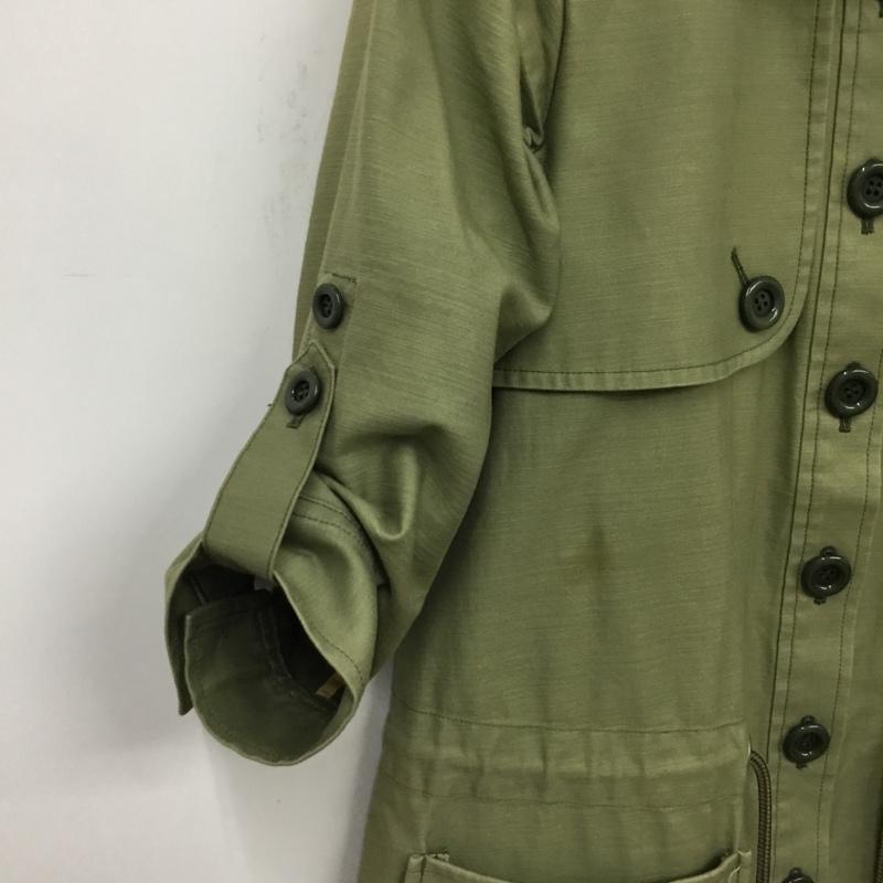 サイラス SILAS コート トレンチコート 11101503 S 無地 カーキ / カーキ / レディース USED 古着 中古 10074476
