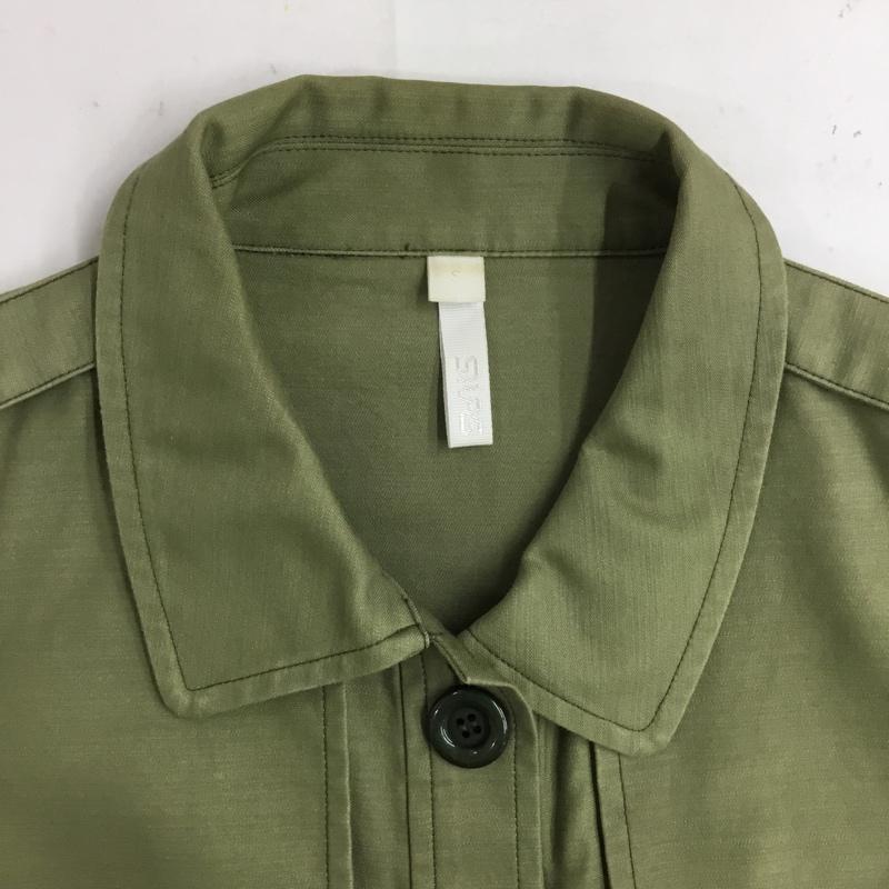 サイラス SILAS コート トレンチコート 11101503 S 無地 カーキ / カーキ / レディース USED 古着 中古 10074476