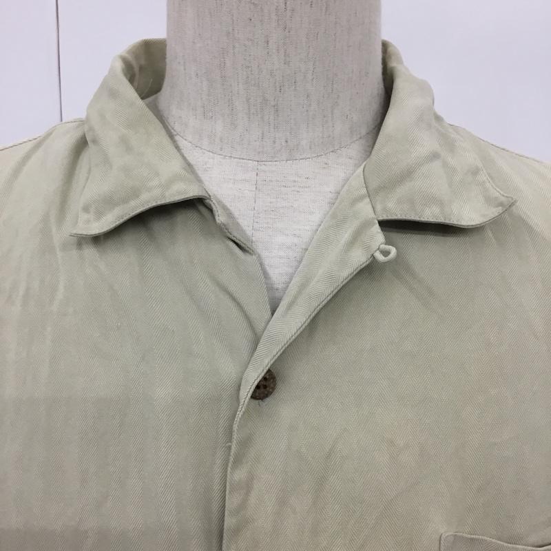 トミーバハマ Tommy Bahama シャツ、ブラウス 半袖 L 無地 ベージュ / ベージュ / メンズ USED 古着 中古 10074482