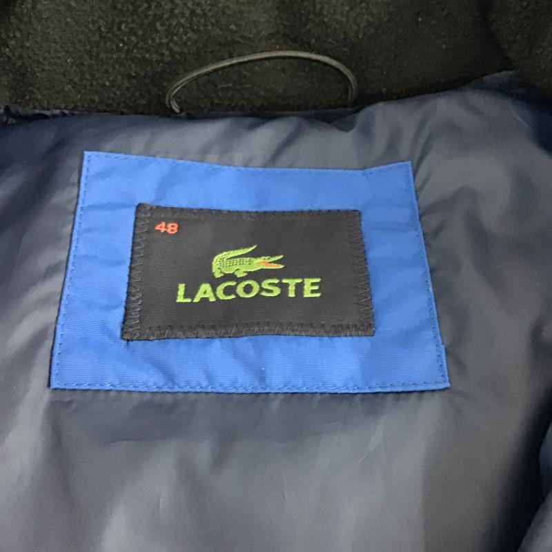 ラコステ LACOSTE ベスト ベスト ダウンベスト 48 無地 青 / ブルー / メンズ USED 古着 中古 10074544