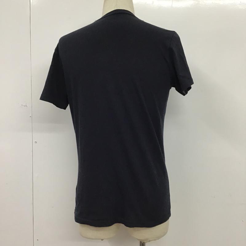 ディーゼル DIESEL Tシャツ 半袖 M プリント 紺 / ネイビー / メンズ USED 古着 中古 10074548