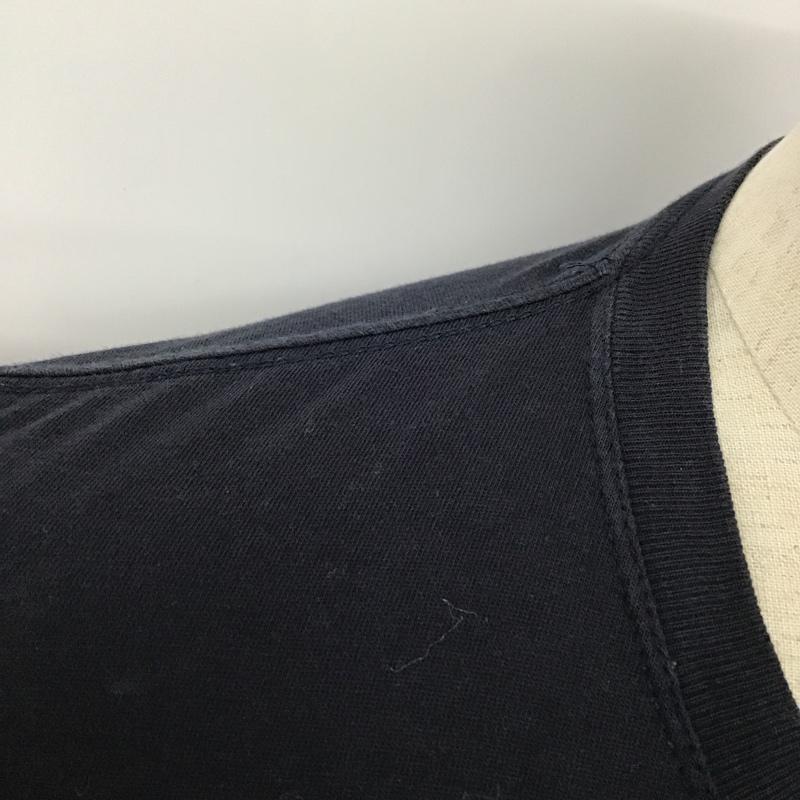 ディーゼル DIESEL Tシャツ 半袖 M プリント 紺 / ネイビー / メンズ USED 古着 中古 10074548