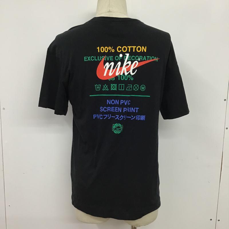 ナイキ NIKE Tシャツ 半袖 S ロゴ、文字 黒 / ブラック / メンズ USED 古着 中古 10074553