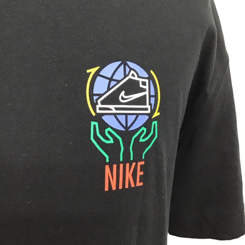 ナイキ NIKE Tシャツ 半袖 S ロゴ、文字 黒 / ブラック / メンズ USED 古着 中古 10074553
