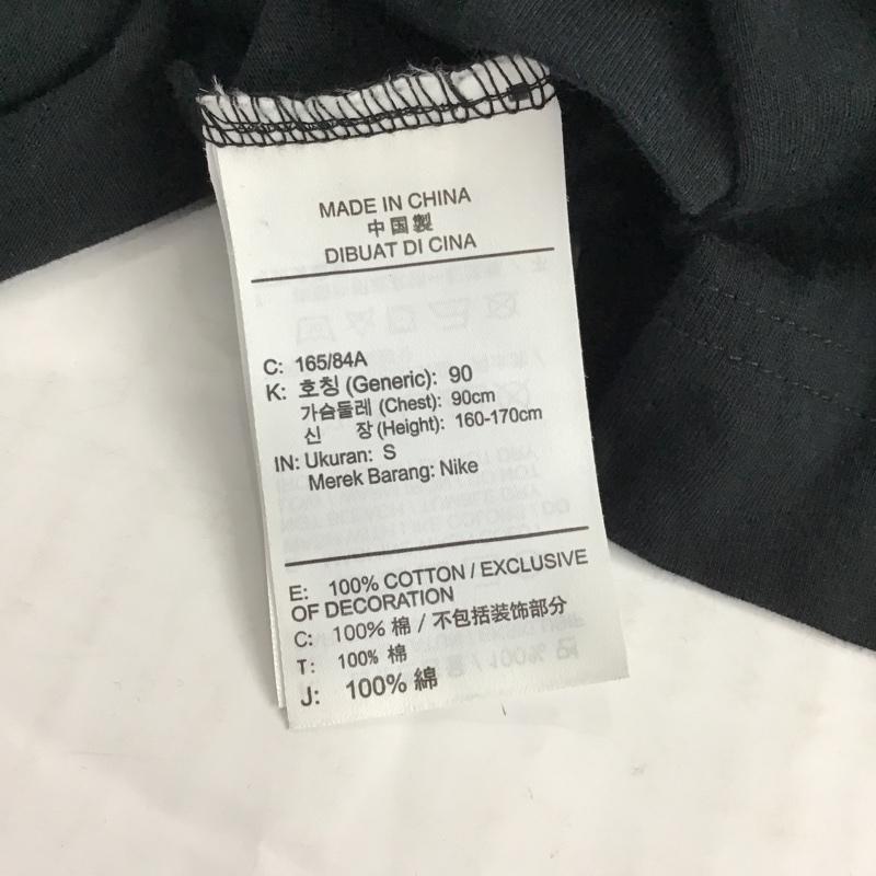 ナイキ NIKE Tシャツ 半袖 S ロゴ、文字 黒 / ブラック / メンズ USED 古着 中古 10074553