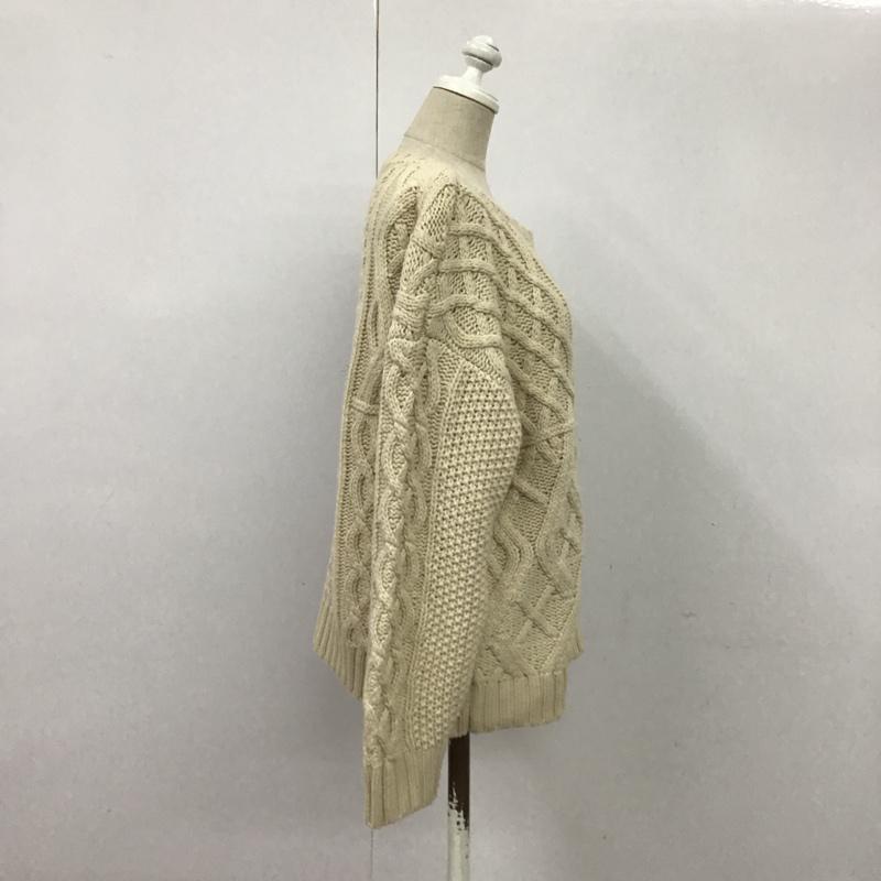フリークスストア FREAK'S STORE ニット、セーター 長袖 FREE 無地 アイボリー / アイボリー / レディース USED 古着 中古 10074609