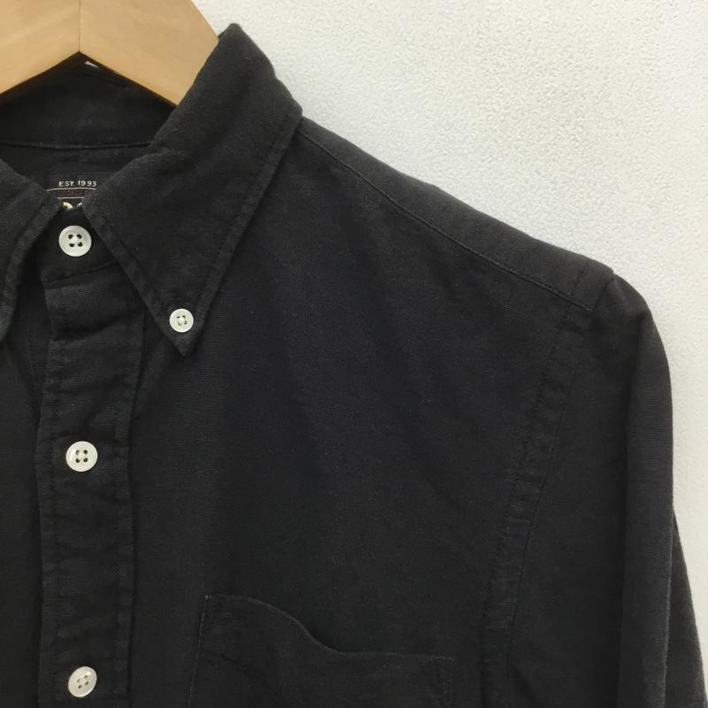 ダブルアールエル RRL シャツ、ブラウス 長袖 XS 無地 黒 / ブラック / メンズ USED 古着 中古 10074610