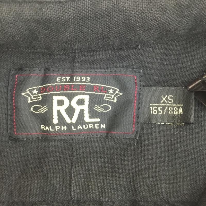 ダブルアールエル RRL シャツ、ブラウス 長袖 XS 無地 黒 / ブラック / メンズ USED 古着 中古 10074610