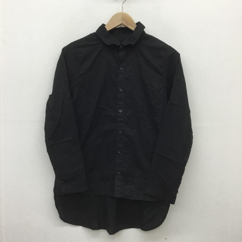 ネストローブ nest Robe シャツ、ブラウス 長袖 無地 黒 / ブラック / レディース USED 古着 中古 10074624