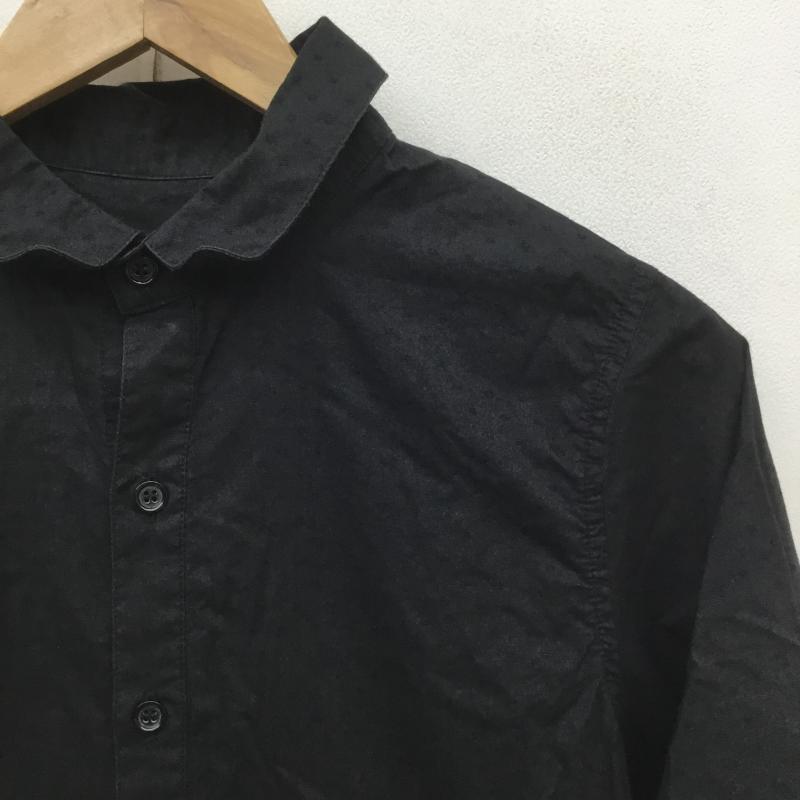 ネストローブ nest Robe シャツ、ブラウス 長袖 無地 黒 / ブラック / レディース USED 古着 中古 10074624