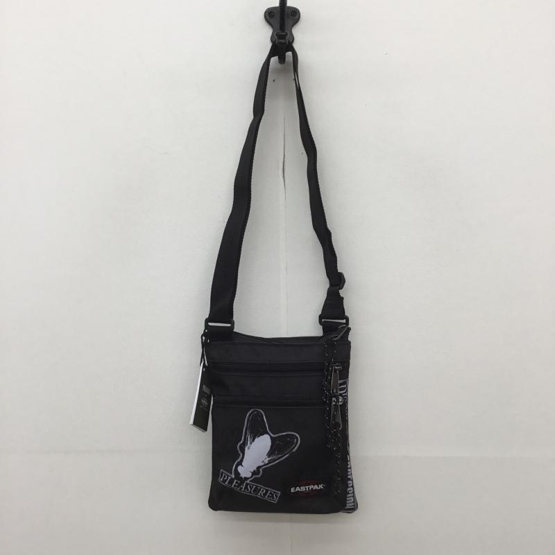 プレジャー PLEASURES ショルダーバッグ ショルダーバッグ EASTPAK 転写プリント コラボ タグ付 FREE 総柄 黒 / ブラック / メンズ USED 古着 中古 10074671