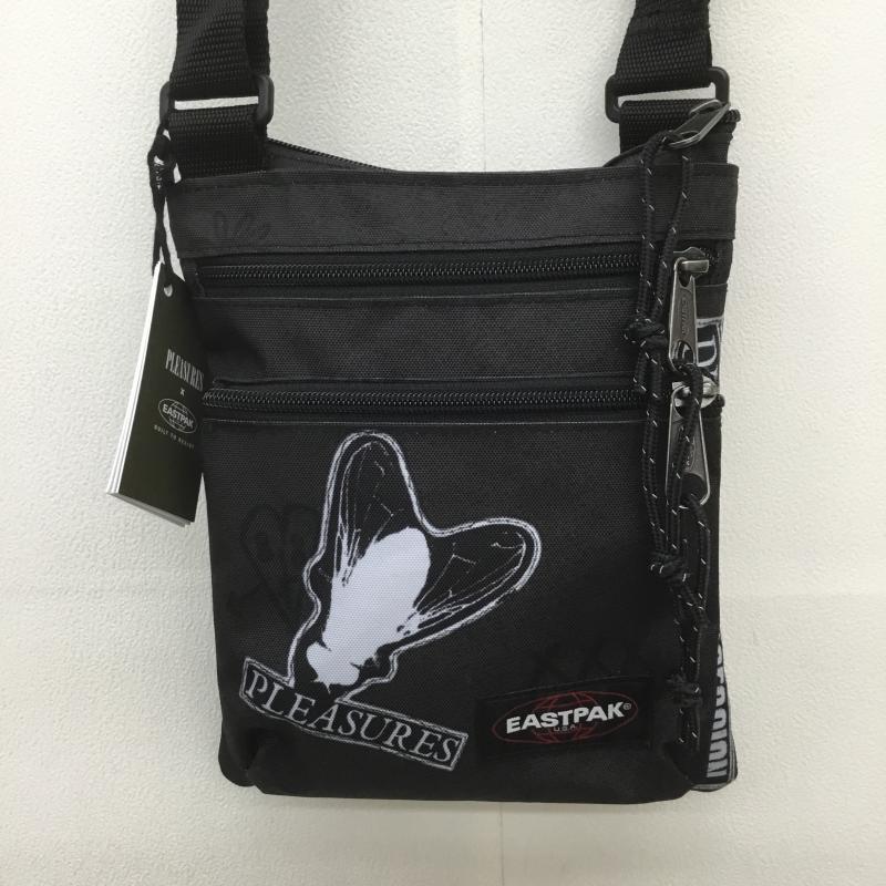 プレジャー PLEASURES ショルダーバッグ ショルダーバッグ EASTPAK 転写プリント コラボ タグ付 FREE 総柄 黒 / ブラック / メンズ USED 古着 中古 10074671