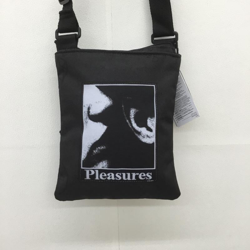 プレジャー PLEASURES ショルダーバッグ ショルダーバッグ EASTPAK 転写プリント コラボ タグ付 FREE 総柄 黒 / ブラック / メンズ USED 古着 中古 10074671