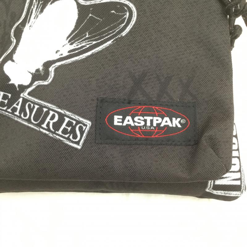 プレジャー PLEASURES ショルダーバッグ ショルダーバッグ EASTPAK 転写プリント コラボ タグ付 FREE 総柄 黒 / ブラック / メンズ USED 古着 中古 10074671