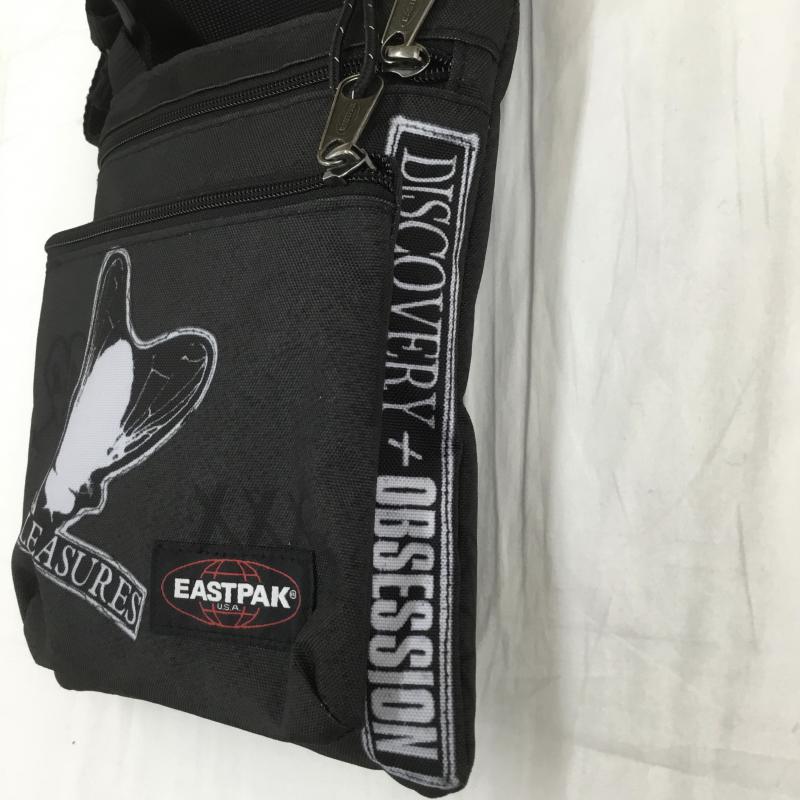 プレジャー PLEASURES ショルダーバッグ ショルダーバッグ EASTPAK 転写プリント コラボ タグ付 FREE 総柄 黒 / ブラック / メンズ USED 古着 中古 10074671
