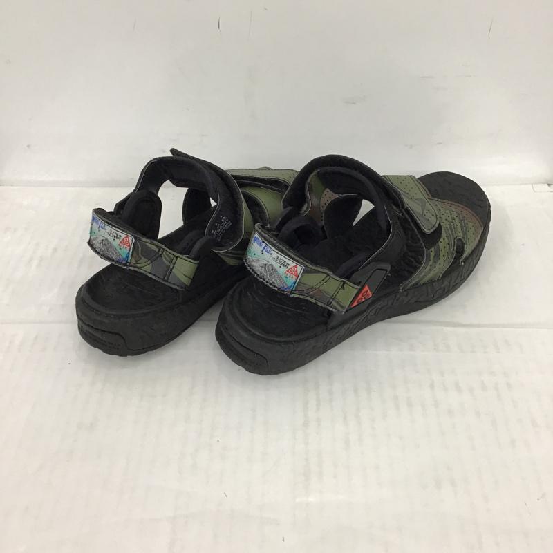ナイキ NIKE サンダル サンダル ACG CZ3776 001 AIR DESCHUTZ Mt. Fuji 25cm 25.0cm カモフラージュ柄・迷彩 黒 / ブラック / X 茶 / ブラウン / X カーキ / カーキ / メンズ USED 古着 中古 10074692