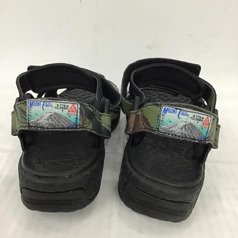 ナイキ NIKE サンダル サンダル ACG CZ3776 001 AIR DESCHUTZ Mt. Fuji 25cm 25.0cm カモフラージュ柄・迷彩 黒 / ブラック / X 茶 / ブラウン / X カーキ / カーキ / メンズ USED 古着 中古 10074692
