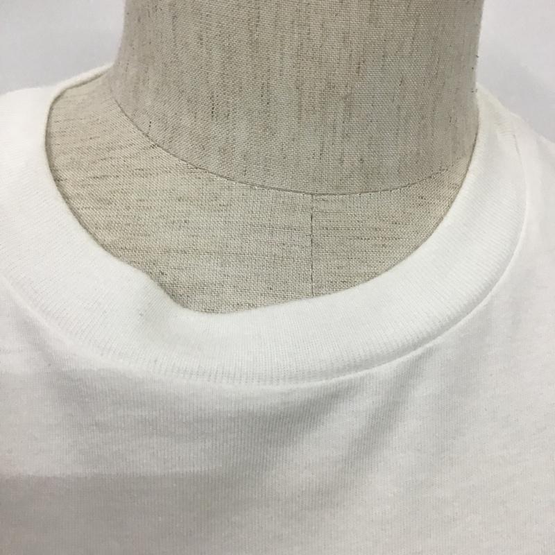 アディダス adidas Tシャツ 半袖 L プリント 白 / ホワイト / メンズ USED 古着 中古 10074707
