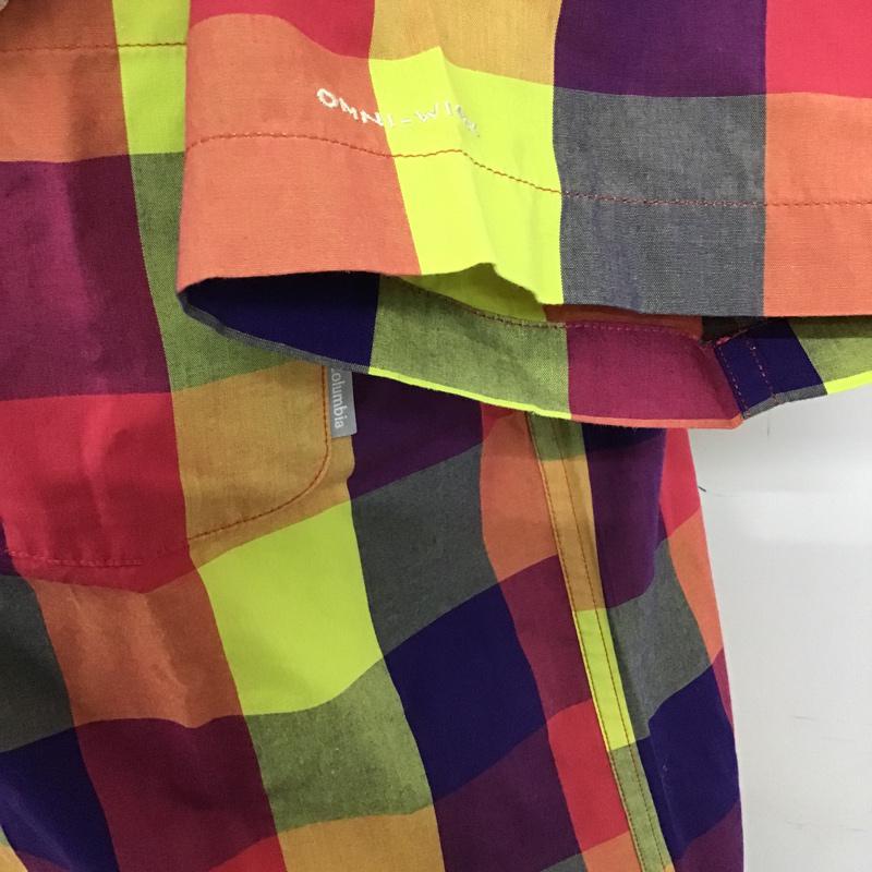 コロンビア Columbia シャツ、ブラウス 半袖 チェックシャツ M チェック マルチカラー / マルチカラー / メンズ USED 古着 中古 10074712