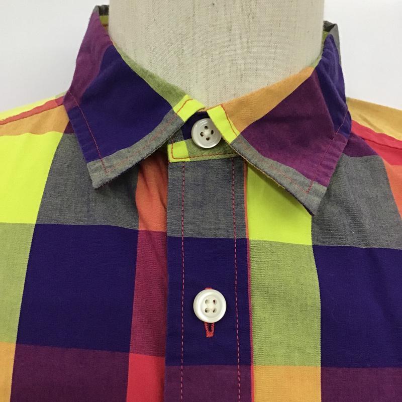 コロンビア Columbia シャツ、ブラウス 半袖 チェックシャツ M チェック マルチカラー / マルチカラー / メンズ USED 古着 中古 10074712