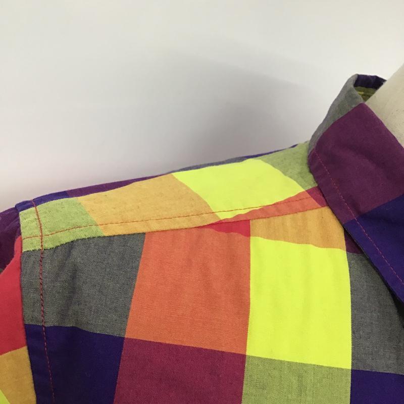 コロンビア Columbia シャツ、ブラウス 半袖 チェックシャツ M チェック マルチカラー / マルチカラー / メンズ USED 古着 中古 10074712