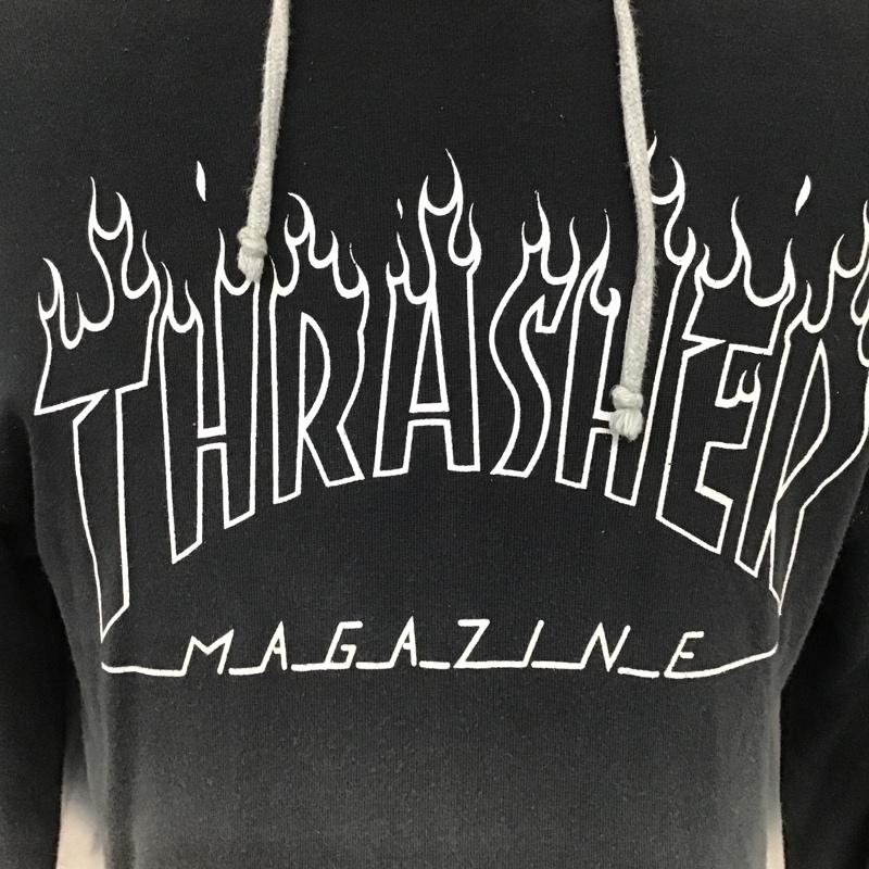 スラッシャー THRASHER パーカー 長袖 S ロゴ、文字 X プリント マルチカラー / マルチカラー / メンズ USED 古着 中古 10074721