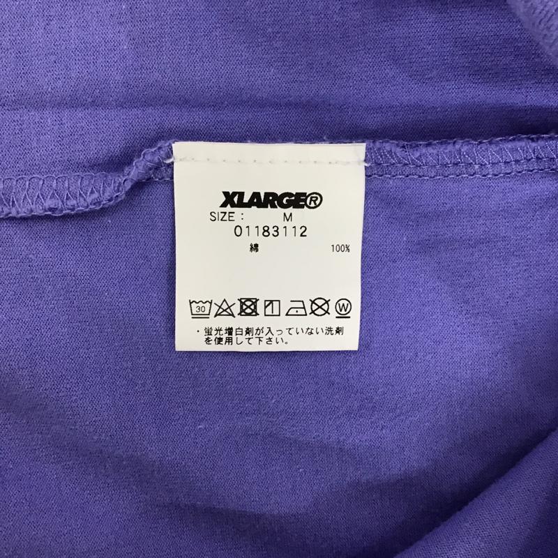 エクストララージ XLARGE Tシャツ 半袖 M プリント 紫 / パープル / メンズ USED 古着 中古 10074799