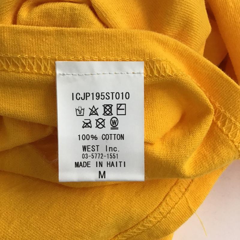 アイスクリーム ICECREAM Tシャツ 半袖 M プリント 黄 / イエロー / メンズ USED 古着 中古 10074870