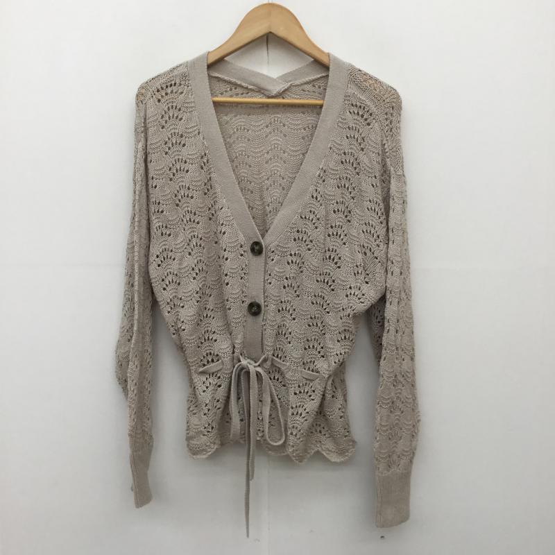 ヘザー Heather カーディガン 長袖 FREE ベージュ / ベージュ / レディース USED 古着 中古 10074885