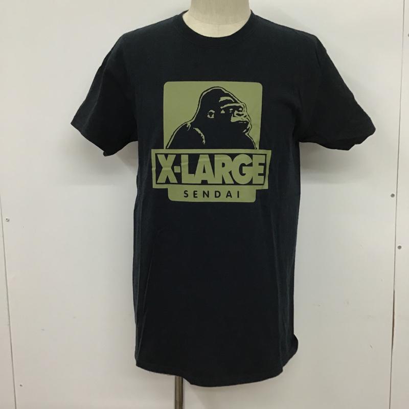 エクストララージ XLARGE Tシャツ 半袖 M プリント 黒 / ブラック / メンズ USED 古着 中古 10074942
