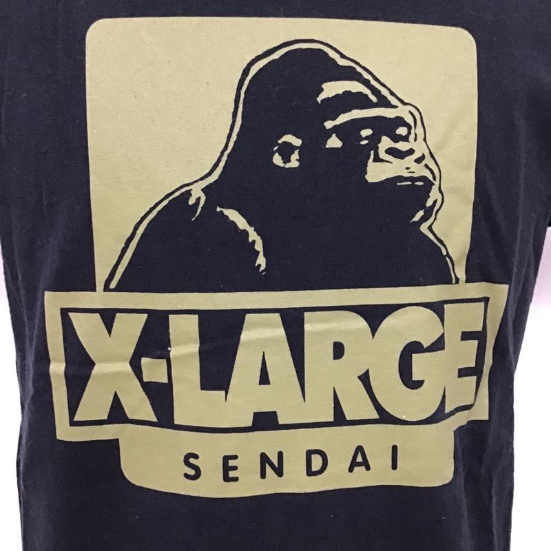 エクストララージ XLARGE Tシャツ 半袖 M プリント 黒 / ブラック / メンズ USED 古着 中古 10074942
