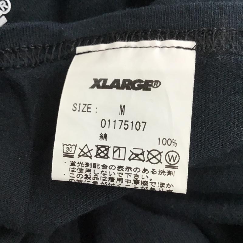 エクストララージ XLARGE Tシャツ 半袖 M プリント 黒 / ブラック / メンズ USED 古着 中古 10074942