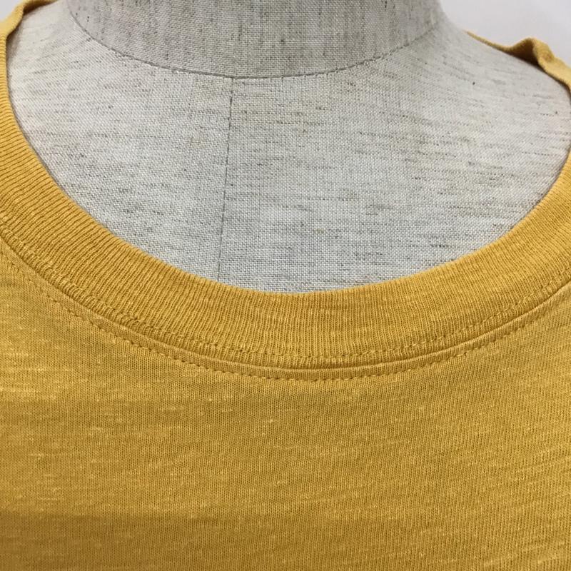デウスエクスマキナ DEUS EX MACHINA Tシャツ 半袖 M ロゴ、文字 黄 / イエロー / メンズ USED 古着 中古 10075002