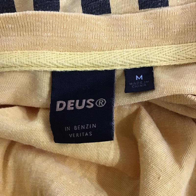 デウスエクスマキナ DEUS EX MACHINA Tシャツ 半袖 M ロゴ、文字 黄 / イエロー / メンズ USED 古着 中古 10075002