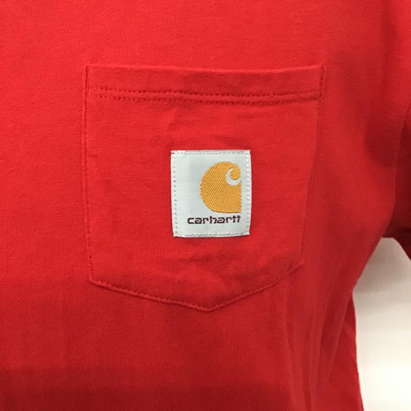 カーハート Carhartt Tシャツ 半袖 XL 無地 赤 / レッド / メンズ USED 古着 中古 10075010