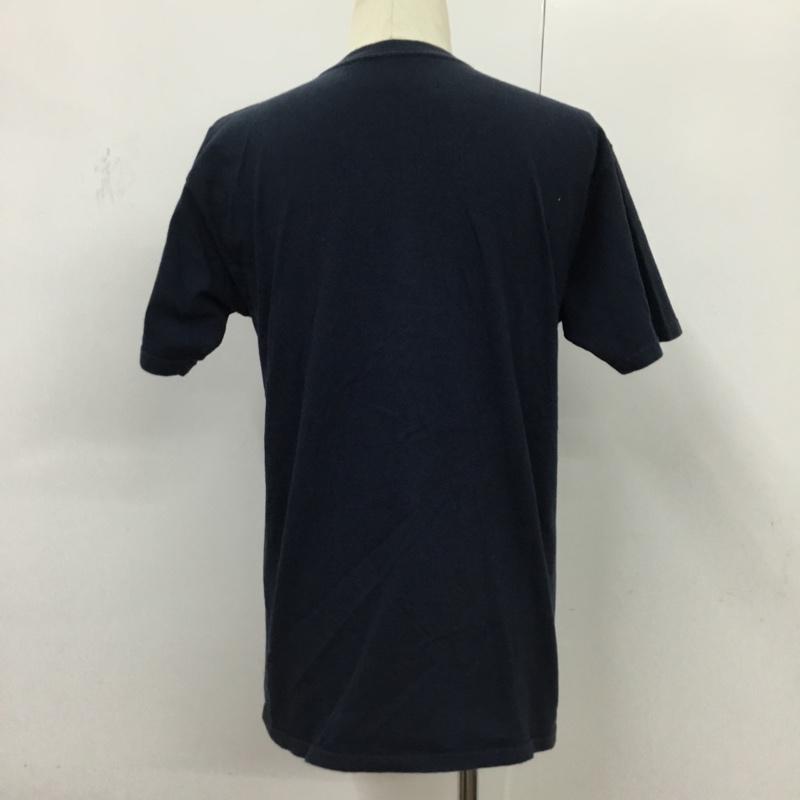 ブリクストン BRIXTON Tシャツ 半袖 M ロゴ、文字 X プリント 紺 / ネイビー / メンズ USED 古着 中古 10075067